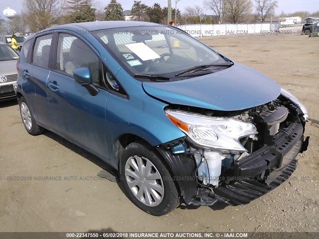 3N1CE2CP5FL351908 - 2015 NISSAN VERSA NOTE S/S PLUS/SV/SL/SR TURQUOISE photo 1