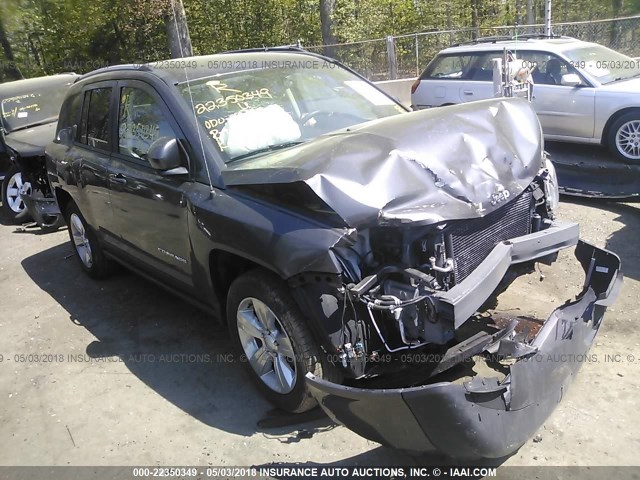 1C4NJDEBXHD106805 - 2017 JEEP COMPASS LATITUDE GRAY photo 1