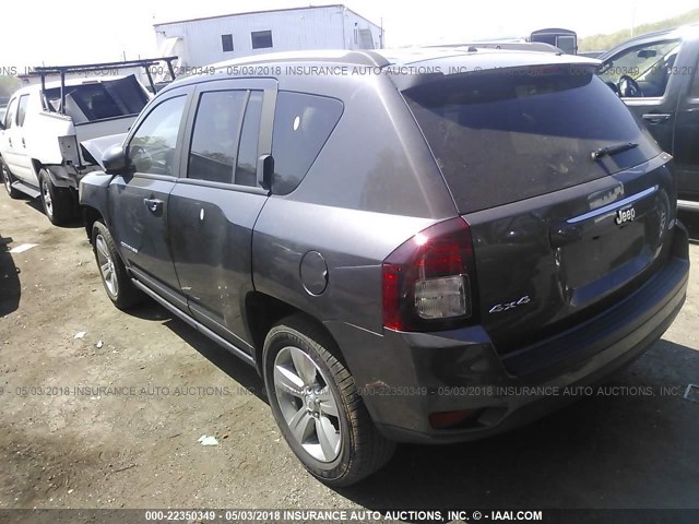 1C4NJDEBXHD106805 - 2017 JEEP COMPASS LATITUDE GRAY photo 3