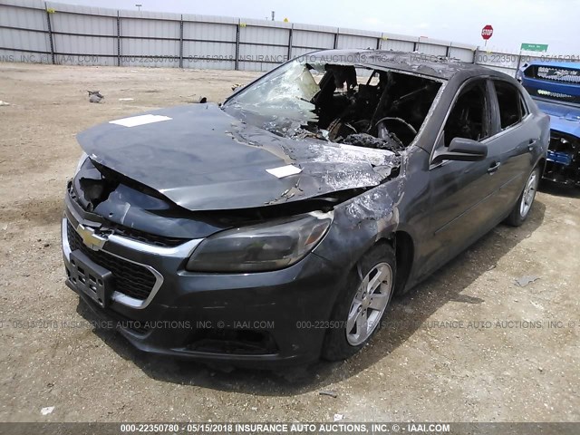 1G11B5SL8FF300175 - 2015 CHEVROLET MALIBU LS 黑色 照片 2