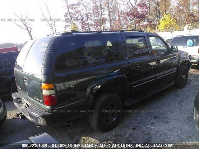 3GNGK26G42G265731 - 2002 CHEVROLET SUBURBAN K2500 GREEN photo 4