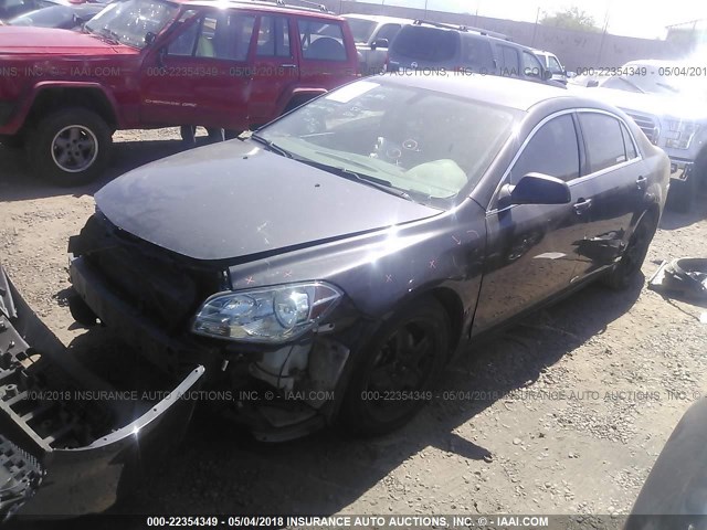 1G1ZA5EU3CF357843 - 2012 CHEVROLET MALIBU LS 灰色 照片 2