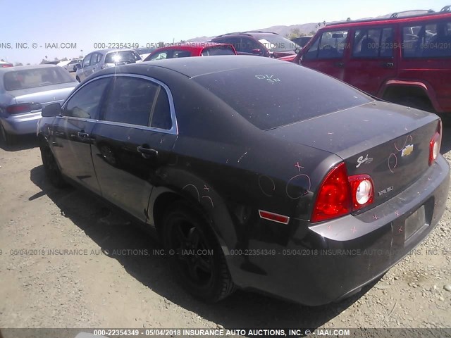 1G1ZA5EU3CF357843 - 2012 CHEVROLET MALIBU LS 灰色 照片 3