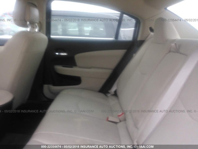 1C3CCBAG4DN737503 - 2013 CHRYSLER 200 LX WHITE photo 8