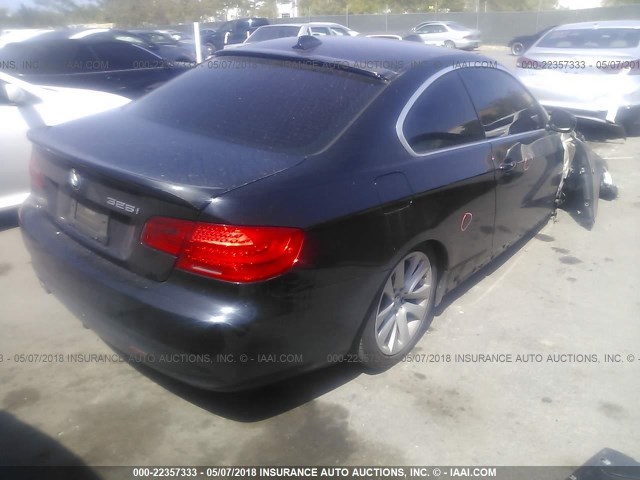 WBAKE5C52CE432320 - 2012 BMW 328 I SULEV BLACK photo 4