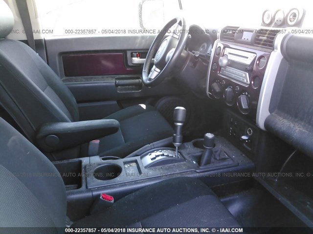 JTEBU11F870011503 - 2007 TOYOTA FJ CRUISER BURGUNDY photo 5