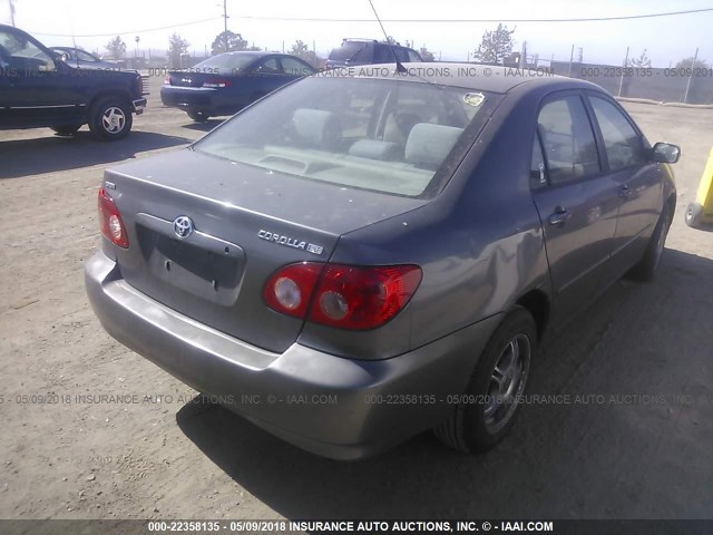 1NXBR32E66Z636167 - 2006 TOYOTA COROLLA CE/LE/S GRAY photo 4