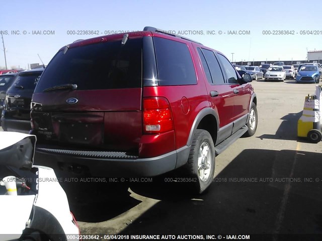1FMZU73K83ZB26300 - 2003 FORD EXPLORER XLT/XLT SPORT/NBX 红色 照片 4