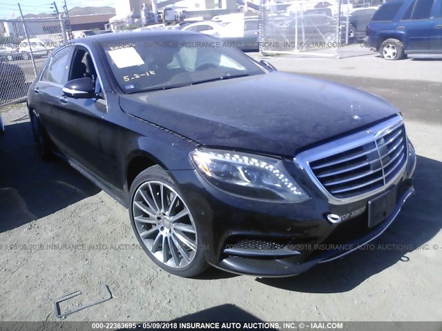 WDDUG8CB3GA214399 - 2016 MERCEDES-BENZ S 550 BLACK photo 1