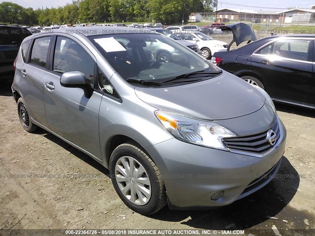 3N1CE2CP1EL423976 - 2014 NISSAN VERSA NOTE S/S PLUS/SV/SL GRAY photo 1
