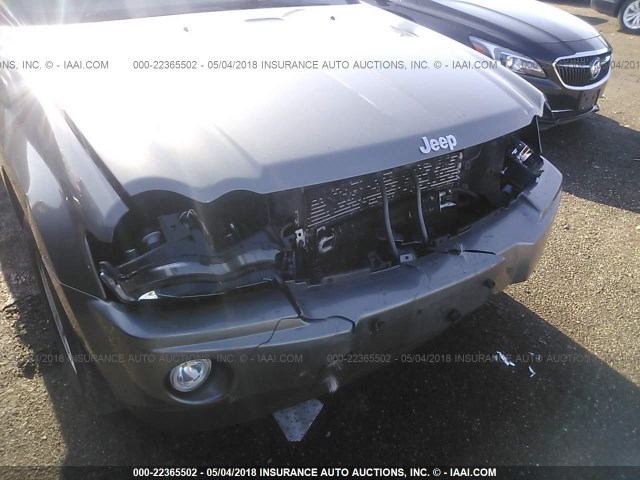 1J8GR48K77C567017 - 2007 JEEP GRAND CHEROKEE LAREDO/COLUMBIA/FREEDOM 灰色 照片 6