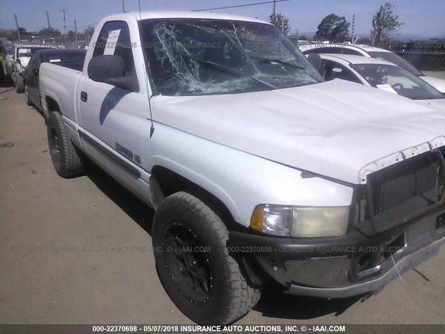 1B7HC16X21S194220 - 2001 DODGE RAM 1500 WHITE photo 10