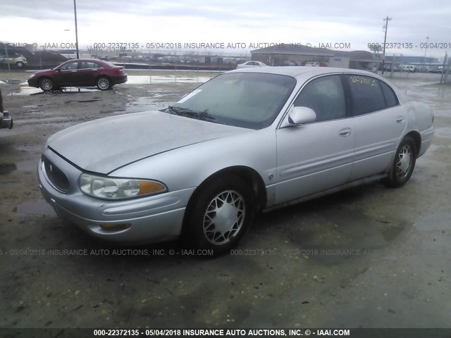 1G4HR54K12U240487 - 2002 BUICK LESABRE LIMITED SILVER photo 2