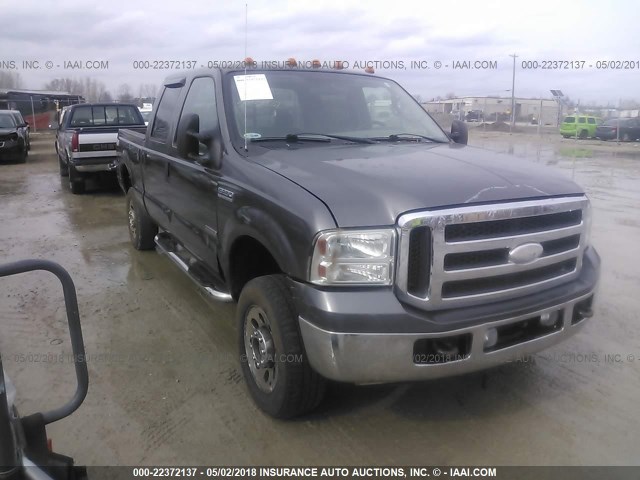 1FT5H21P45EC69496 - 2005 FORD 2 DOOR SUPER DUTY GRAY photo 1