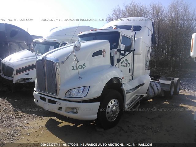 1XKADP9X7DJ342230 - 2013 KENWORTH T660 T660 WHITE photo 2