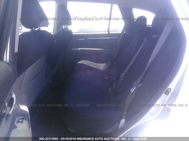 5XYZG3AB1BG022767 - 2011 HYUNDAI SANTA FE GLS SILVER photo 8