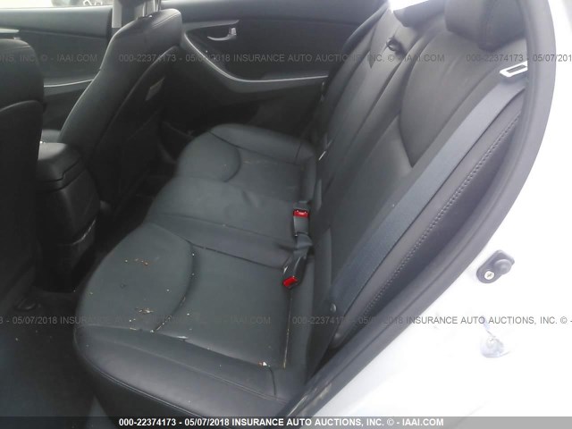 KMHDH4AE6FU381197 - 2015 HYUNDAI ELANTRA SILVER photo 8