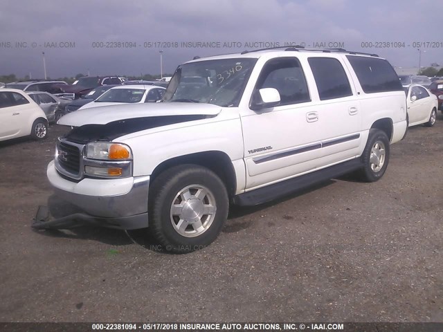 1GKEC16Z64J143340 - 2004 GMC YUKON XL C1500 WHITE photo 2