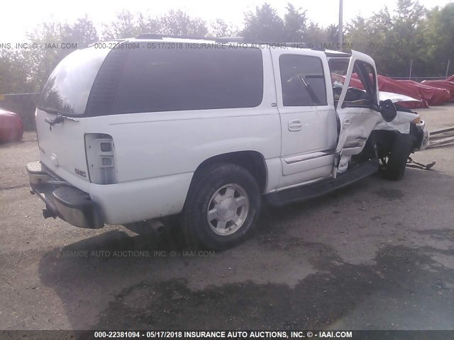 1GKEC16Z64J143340 - 2004 GMC YUKON XL C1500 WHITE photo 4