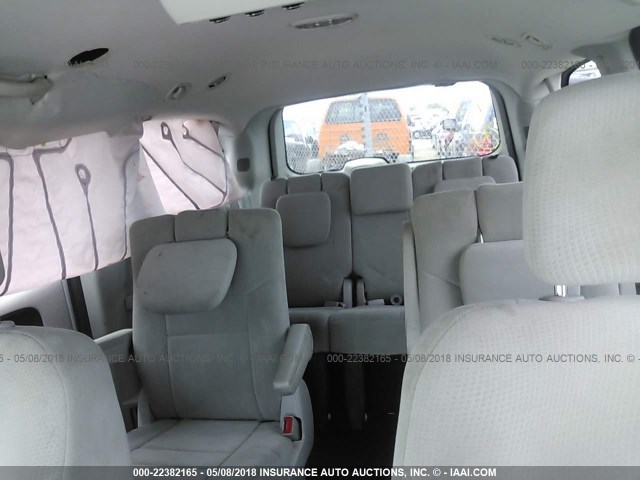 2C4RDGBG5DR664112 - 2013 DODGE GRAND CARAVAN SE WHITE photo 8