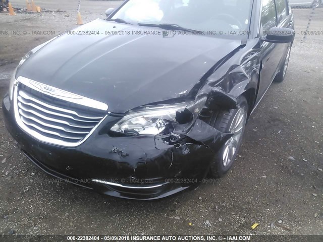 1C3CCBBB3EN152948 - 2014 CHRYSLER 200 TOURING BLACK photo 6