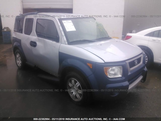 5J6YH28626L009171 - 2006 HONDA ELEMENT EX SILVER photo 1