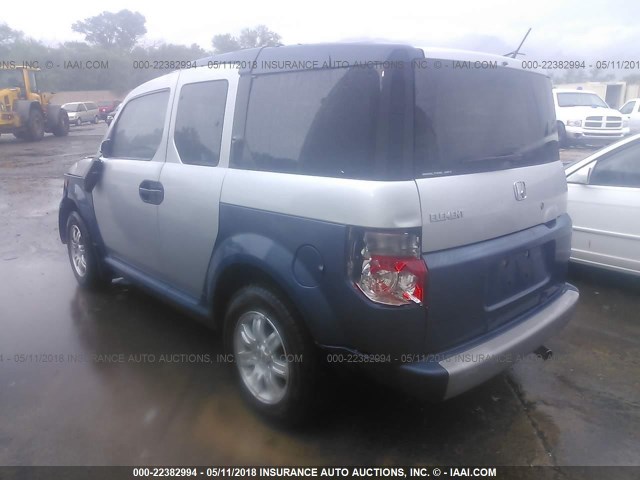 5J6YH28626L009171 - 2006 HONDA ELEMENT EX SILVER photo 3