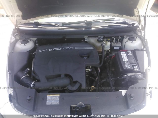 1G1ZG57B59F195281 - 2009 CHEVROLET MALIBU LS 白色 照片 10