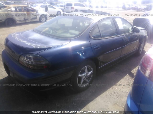 1G2WR5212YF268449 - 2000 PONTIAC GRAND PRIX GTP BLUE photo 4