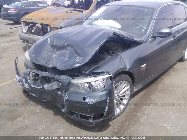 WBAPL5C53BA921326 - 2011 BMW 335 XI GRAY photo 6