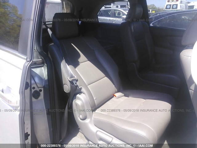 5FNRL5H67DB049062 - 2013 HONDA ODYSSEY EXL SILVER photo 8