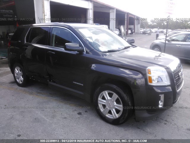 2GKALMEK4E6315254 - 2014 GMC TERRAIN SLE GRAY photo 1