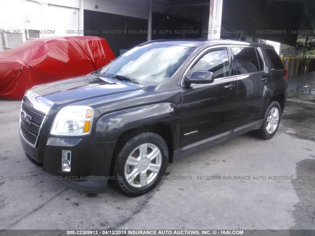 2GKALMEK4E6315254 - 2014 GMC TERRAIN SLE GRAY photo 2