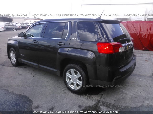 2GKALMEK4E6315254 - 2014 GMC TERRAIN SLE GRAY photo 3