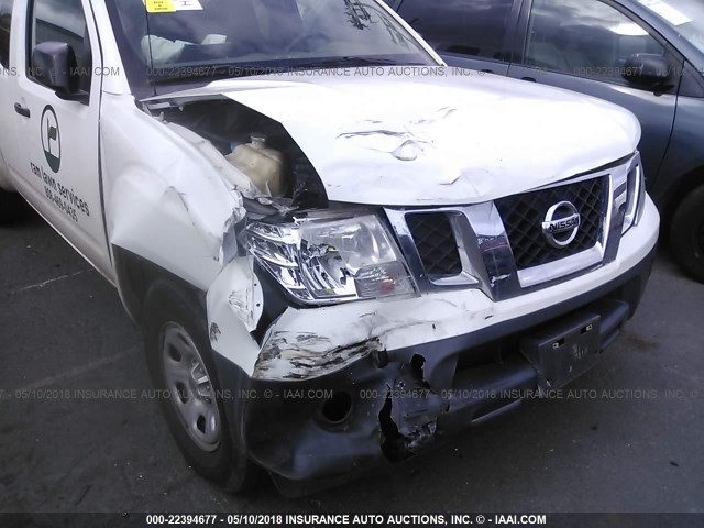 1N6BD0CT0DN737434 - 2013 NISSAN FRONTIER S/SV WHITE photo 6