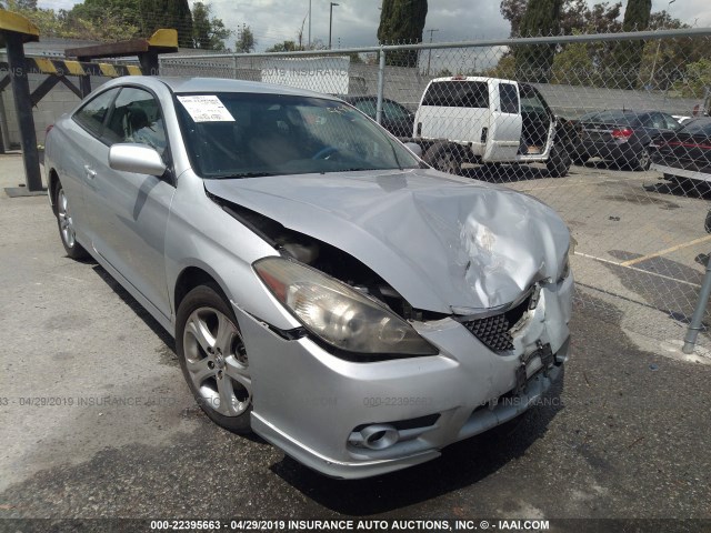 4T1CA30P08U147542 - 2008 TOYOTA CAMRY SOLARA SE/SLE/SPORT SILVER photo 1