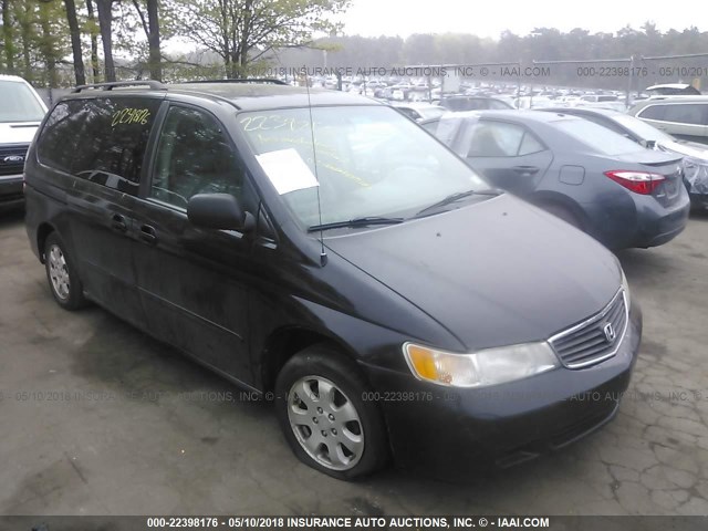 5FNRL18983B056734 - 2003 HONDA ODYSSEY EXL BLACK photo 1