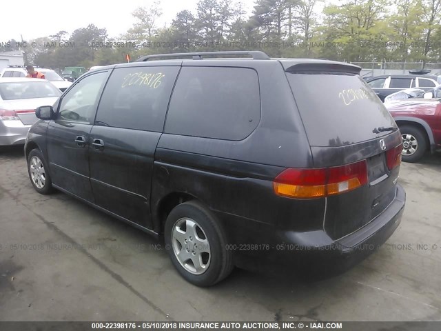 5FNRL18983B056734 - 2003 HONDA ODYSSEY EXL BLACK photo 3