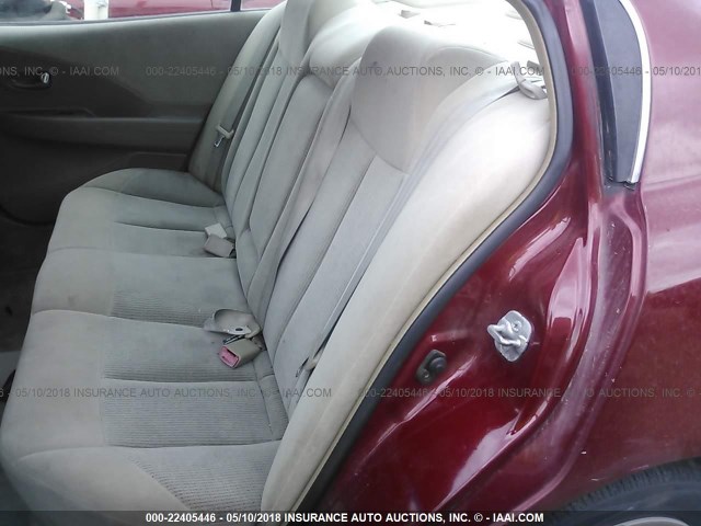 1N4AL11D64C186107 - 2004 NISSAN ALTIMA S/SL RED photo 8