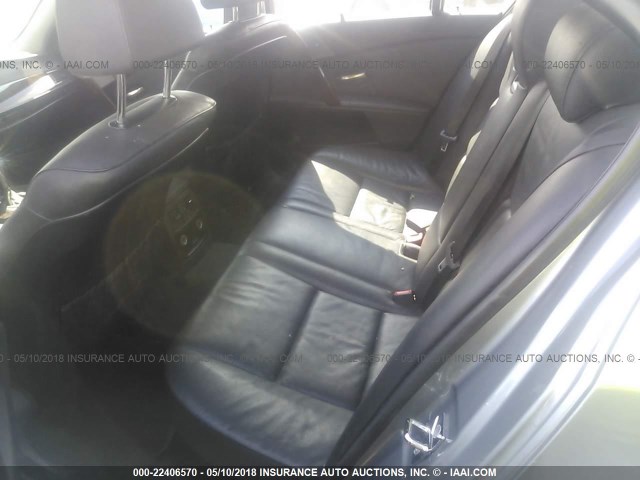 WBANF73577CU21448 - 2007 BMW 530 XI SILVER photo 8