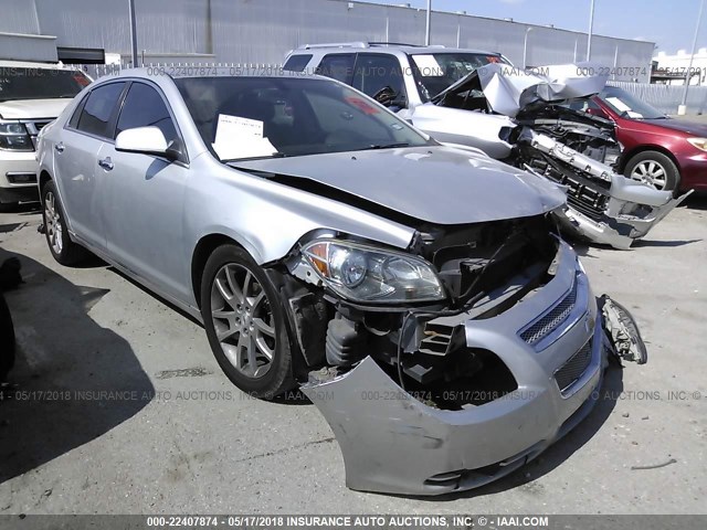 1G1ZG5E70CF105265 - 2012 CHEVROLET MALIBU LTZ SILVER photo 1