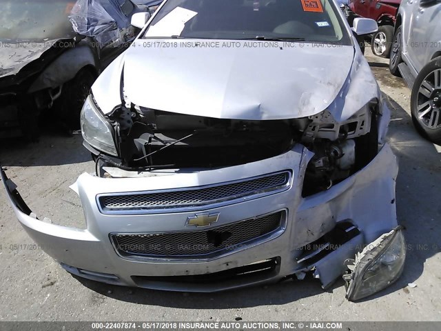 1G1ZG5E70CF105265 - 2012 CHEVROLET MALIBU LTZ SILVER photo 6