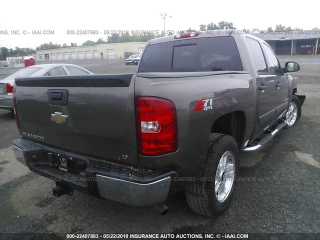 2GCEK13M671665911 - 2007 CHEVROLET SILVERADO K1500 CREW CAB BROWN photo 4