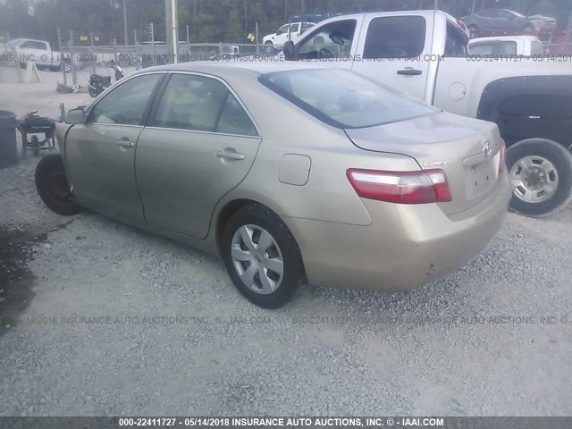 4T1BE46K68U739822 - 2008 TOYOTA CAMRY CE/LE/XLE/SE GOLD photo 3
