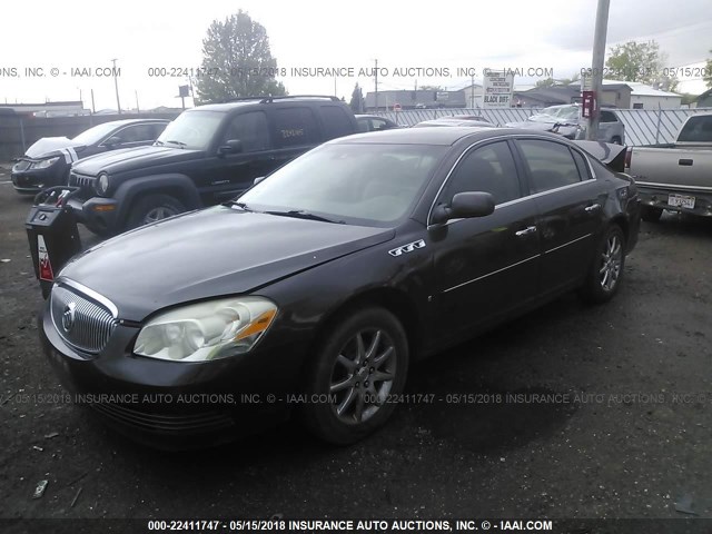 1G4HD57208U122112 - 2008 BUICK LUCERNE CXL Dark Brown photo 2