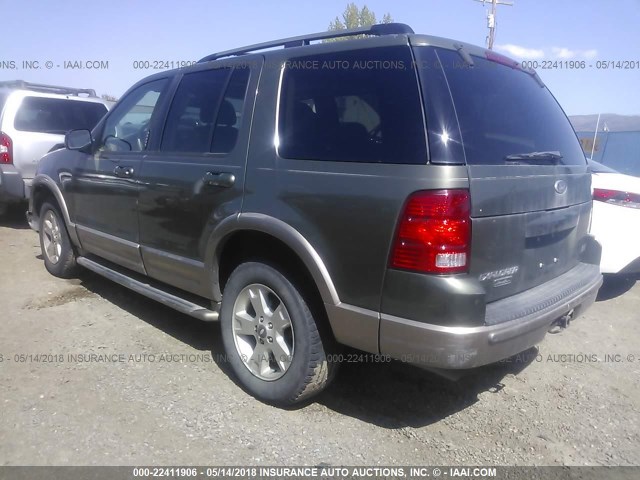 1FMDU74E93UC29922 - 2003 FORD EXPLORER EDDIE BAUER GREEN photo 3