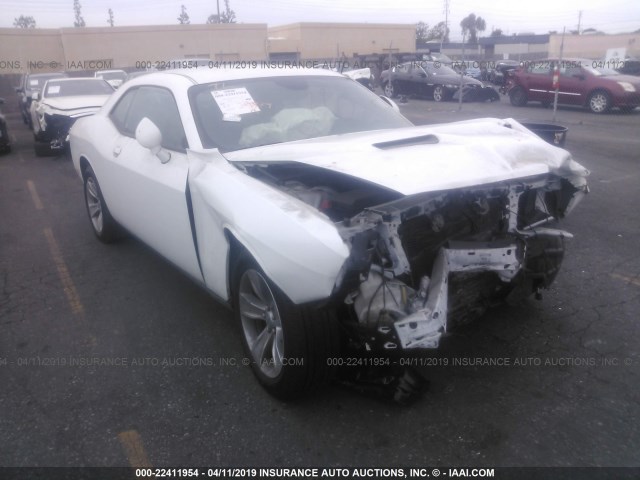 2C3CDZAG3FH783664 - 2015 DODGE CHALLENGER SXT WHITE photo 1