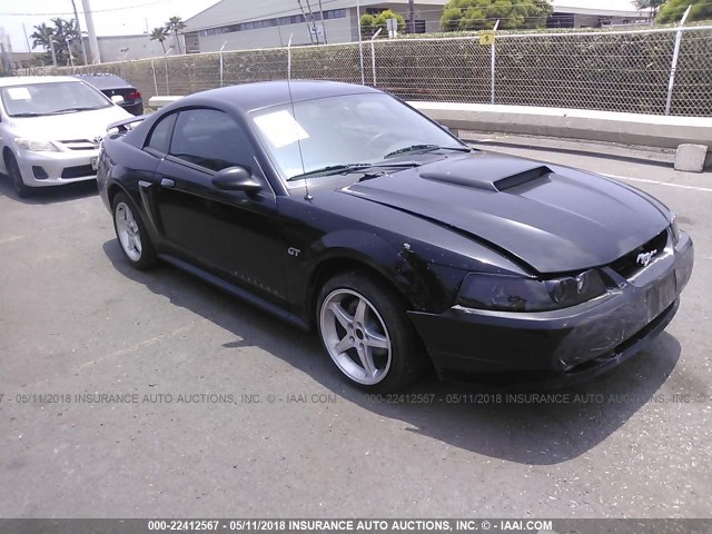 1FAFP42X03F453971 - 2003 FORD MUSTANG GT BLACK photo 1