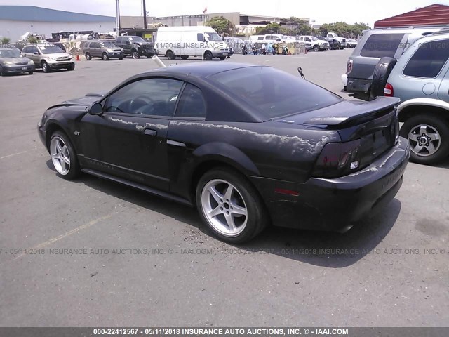 1FAFP42X03F453971 - 2003 FORD MUSTANG GT BLACK photo 3