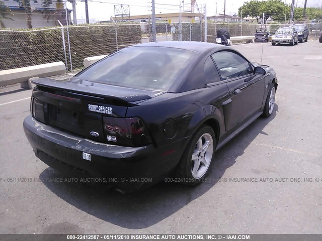 1FAFP42X03F453971 - 2003 FORD MUSTANG GT BLACK photo 4